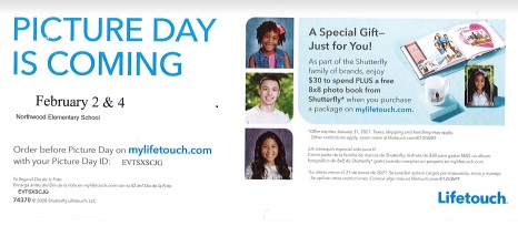 Picture Day February 2 and 4 Picture Day February 2 and 4